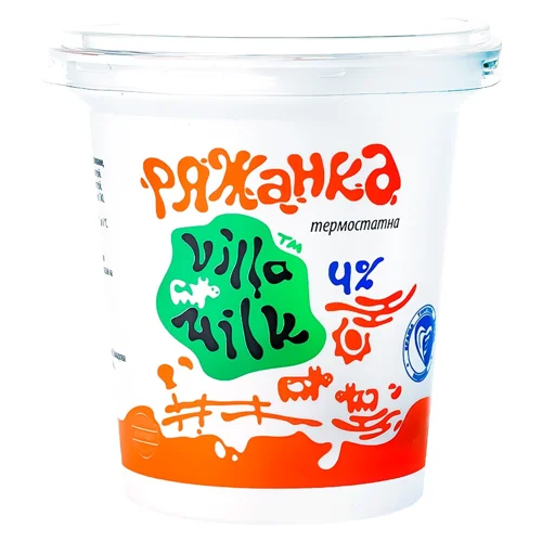 Ряжанка Villa Milk термостатна 4% 300г