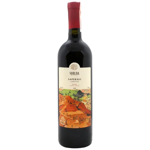 Вино Shilda Saperavi червоне сухе 12,5% 0,75л