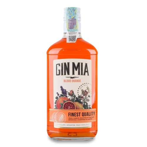 Джин 0.7л 38% Blood Orange Gin Mia пл, в/ґ