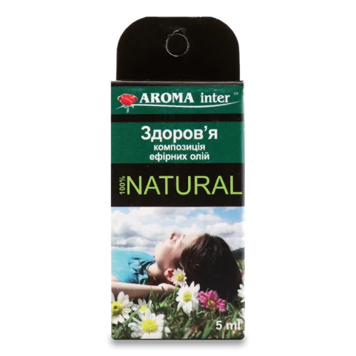 Ефірна Олія Здоров'я Aroma Inter 5мл, натуральна, в/с