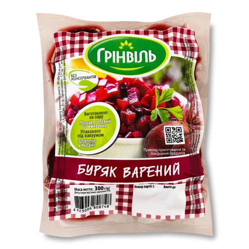 Буряк Варений Столовий Цілий Стерилізований в/у, 300г