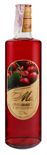 Вермут 0.5л 20% лікерний червоний Вишенька з коньяком Моя пл