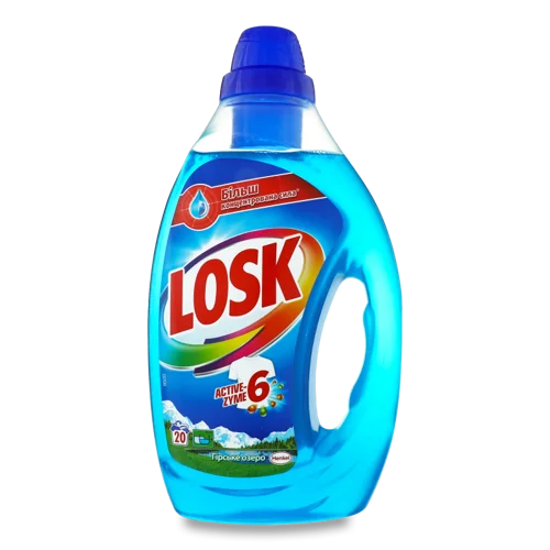 Пральний Засіб Гірське Озеро Active-Zyme 6 Losk 1л, для делікатного прання