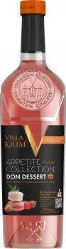 Вино Villa Krim Дон Десерт рожеве полусолодке 0.75л 9-13%