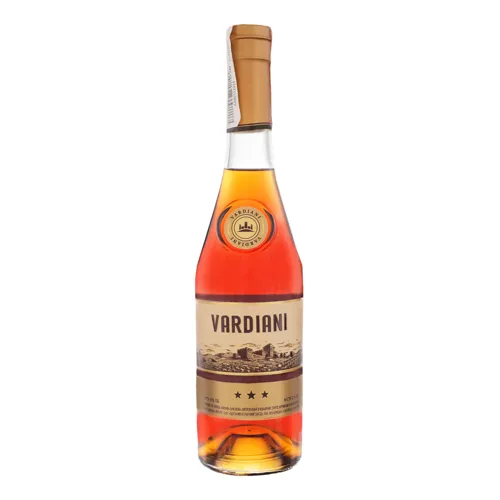 Коньяк 0.5л 40% Три зірки Vardiani