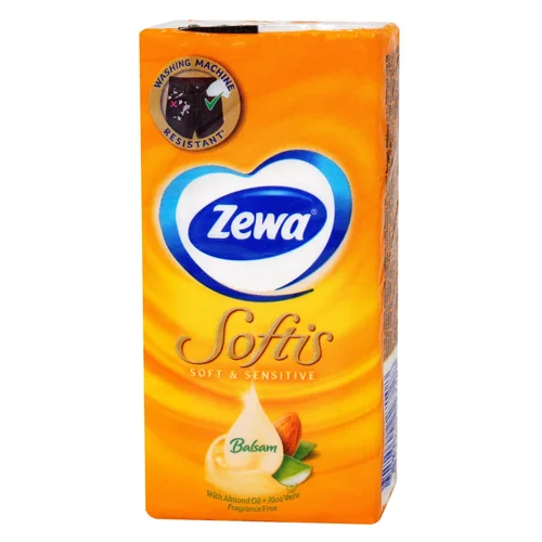 Хустинки носові Zewa Softis 9шт