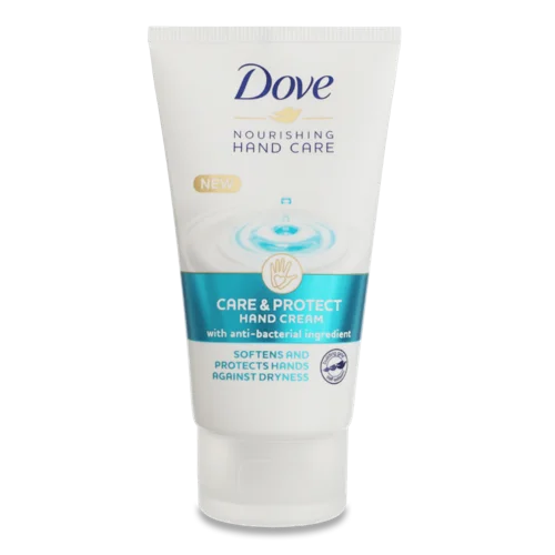 Крем Для Рук З Антибактеріальним Інґредієнтом Dove, Догляд І Захист, 75мл