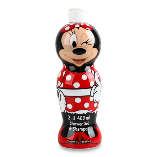 Гель для душу та шампунь 2в1 Minnie Mouse Air-Val, 400мл