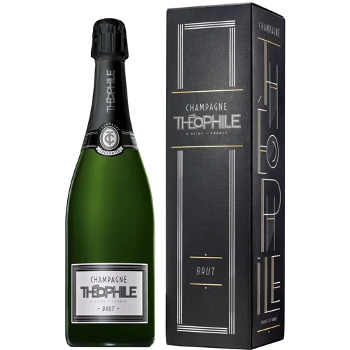 Шампанське Theophile Brut біле брют 12% 0,75л