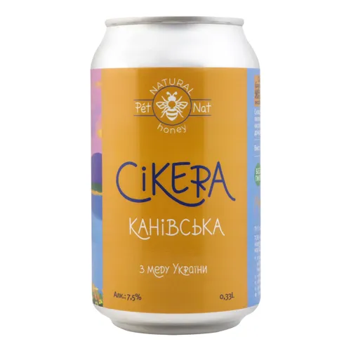 Напій слабоалкогольний 0.33л 7.5% медовий Канівська Cikera з/б