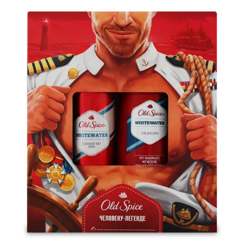 Дезодорант і гель для душу Whitewater Old Spice, набір, 1 шт