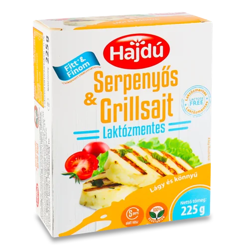 Сир Безлактозний Для Смаження Та Грилю 45% Hajdu, к/у, 225г