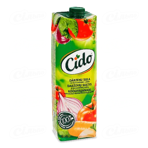 Сік Cido овочевий, 1л