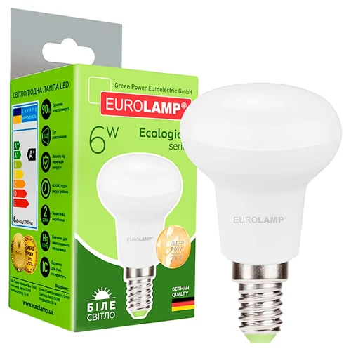 Світлодіодна лампа  Eurolamp LED R50 6W E14 4000K