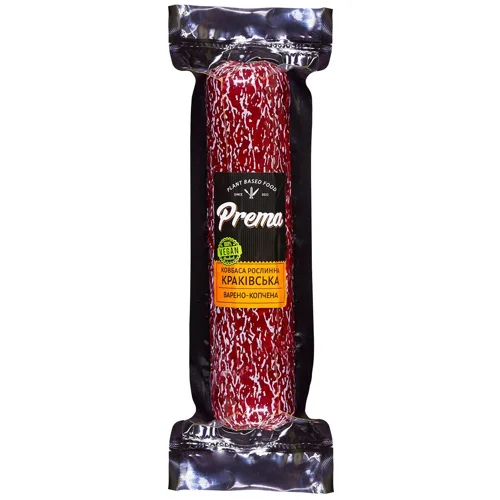 Ковбаса Prema Краківська рослинна варено-копчена 360г