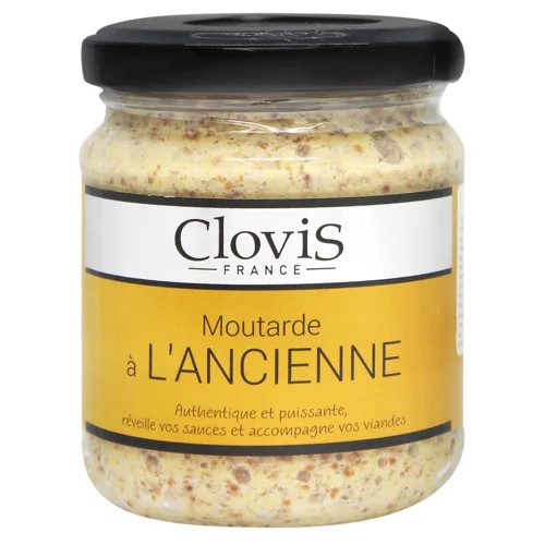 Гірчиця Clovis цільнозернова 200г