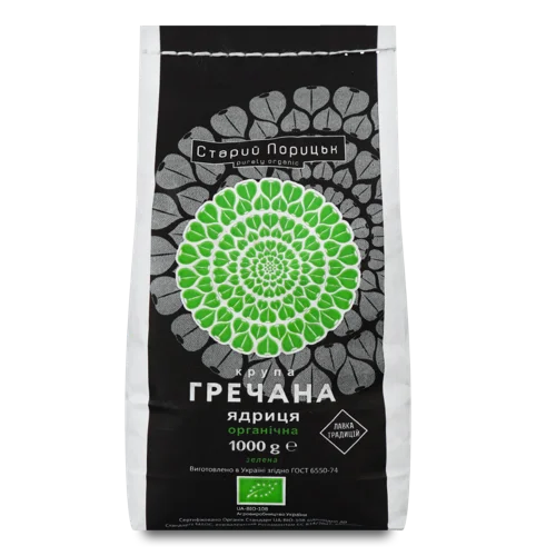 Гречана Ядриця Органічна, Вищого Ґатунку, м/у 1кг