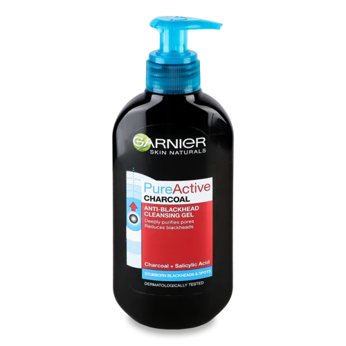 Засіб для Вмивання Pure Active Вугільний Skin Naturals Garnier, 200мл