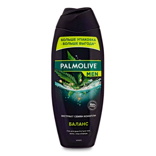 Гель для Душу 4в1 Баланс Men Palmolive, Пластикова Пляшка 500мл
