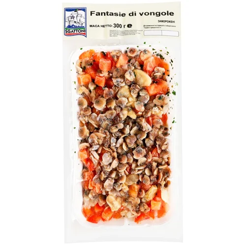 Мікс морепродуктів Sgattoni Fantasie di Vongole свіжоморожені 300г