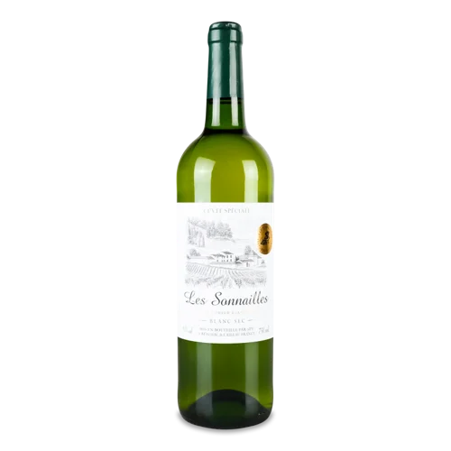 Вино Les Sonnailles Blanc, Сухе Біле, в/ґ, 0.75л