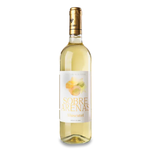 Вино Біле Сухе Moscatel Sobre Arenas, в/ґ, п/пл, 0.75л, 12%