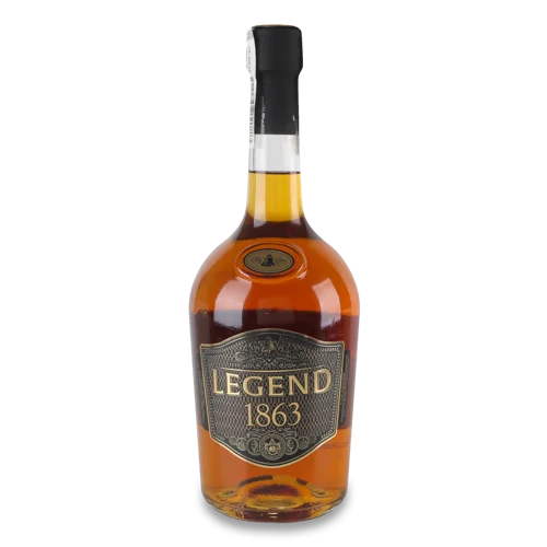Бренді Виноградний Ординарний Legend 1863, 0.7л, 36% в/ґ