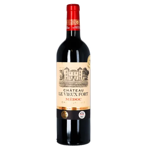 Вино Chateau Le Vieux Fort Medoc червоне сухе 13,5% 0,75л