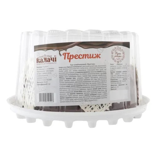 Торт комбінований Престиж Калачі п/у 500г