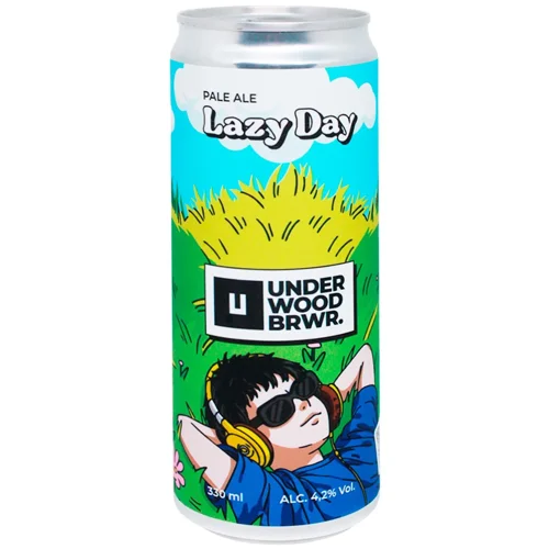 Пиво Underwood Lazy day світле н/ф 0.33 л