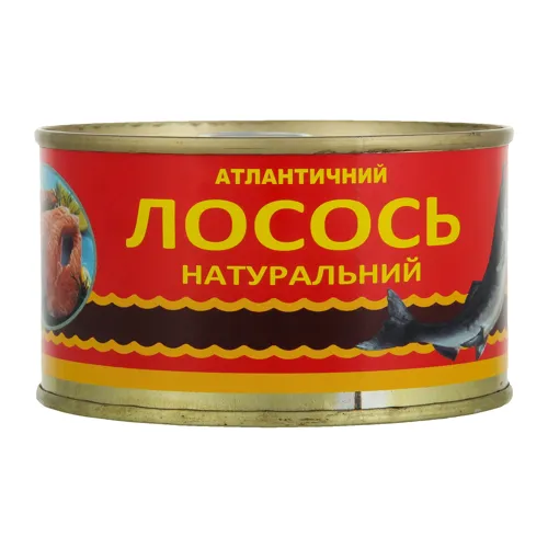 Лосось атлантичний натуральний Креон з/б 240г