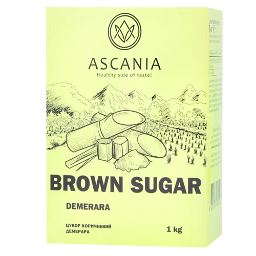 Цукор коричневий Аскания-Пак Dry Demerara 1кг