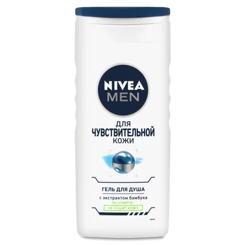 Гель для Душа Для Чутливої Шкіри З Екстрактом Бамбука Nivea Men, п/у 250мл
