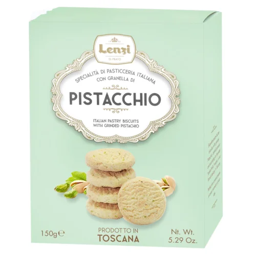 Печиво Lenzi Pistacchio з фісташкою 150г