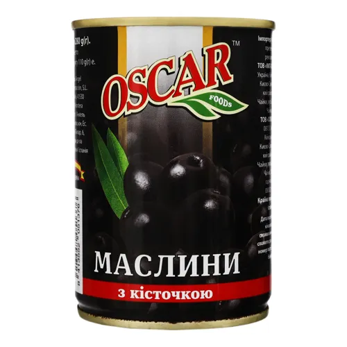 Маслини з кісточкою Oscar foods з/б 280г