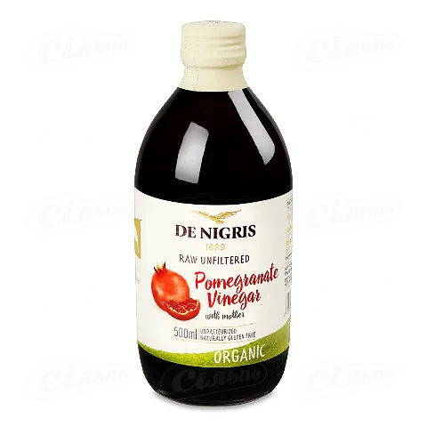 Оцет De Nigris гранатовий органічний, 500мл