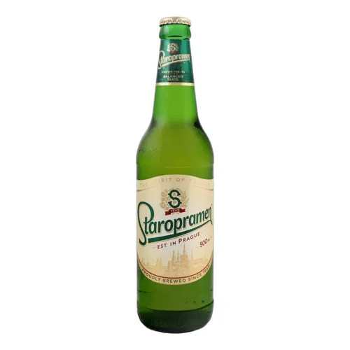 Пиво 0.5л 4.2% світле пастеризоване Staropramen