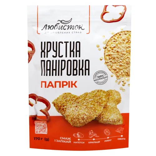 Паніровка хрустка Любисток Папрік 170г
