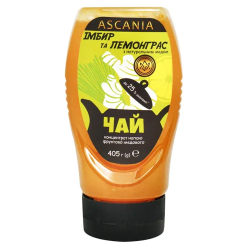 Чай концентрований Ascania Імбир та лемонграс 405г