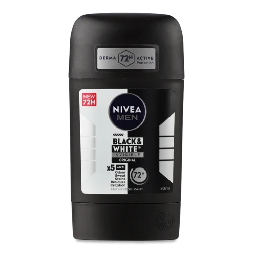 Антиперспірант Невидимий Чорне та Біле Nivea Men 50 мл