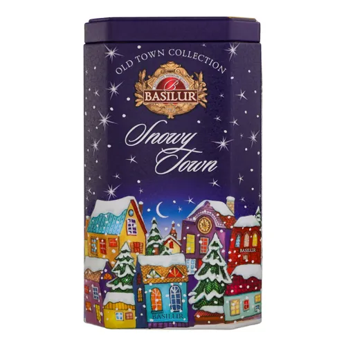 Чай чорний Snowy Town Old Town Basilur у скляній банці 75г