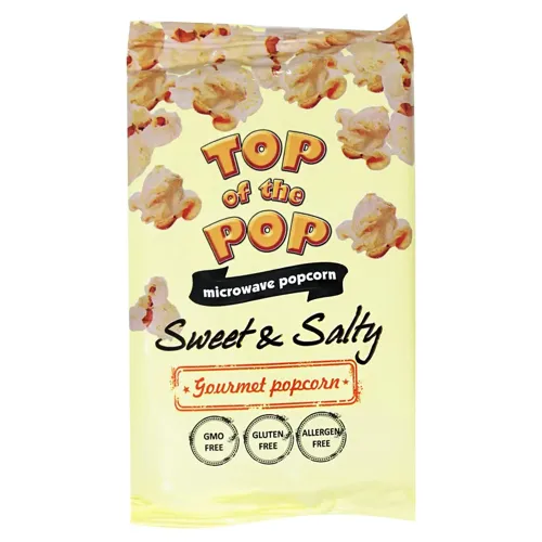 Попкорн Top of the Pop для мікрохвильової печі солодко-солоний 100г