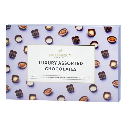 Цукерки шоколадні Millennium "Корзинка" ассорті 220г