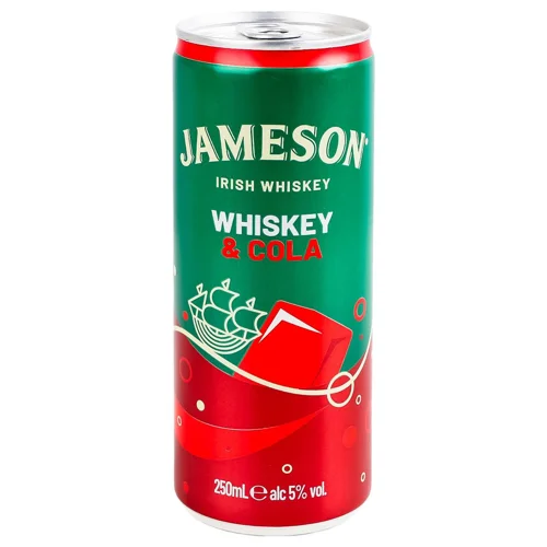 Напій слабоалкогольний Jameson Whiskey&Cola 5% 250мл