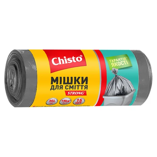 Пакети для сміття Chisto Strong 35л 15шт