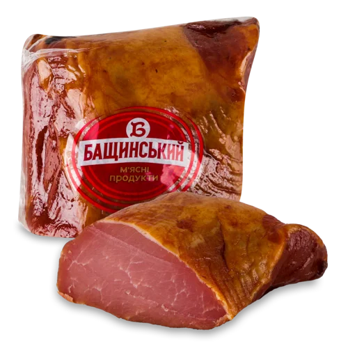 Балик Свинячий Напівкопчений Бащинський, в/с, 1 кг