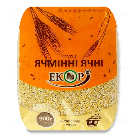 Крупа Екор ячмінна, 900г