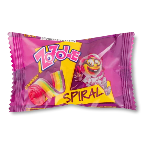 Желейні Цукерки Зі Смаком Полуниці Spiral, м/у 19г