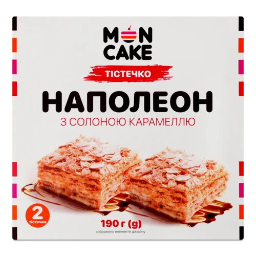 Тістечко Наполеон З Солоною Карамеллю, в/ґ, к/у 190г