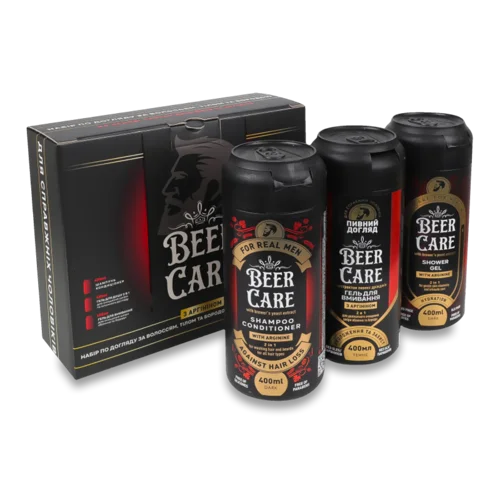 Набір Beer Care Аргінін догляд тіл/обл/бороди чол